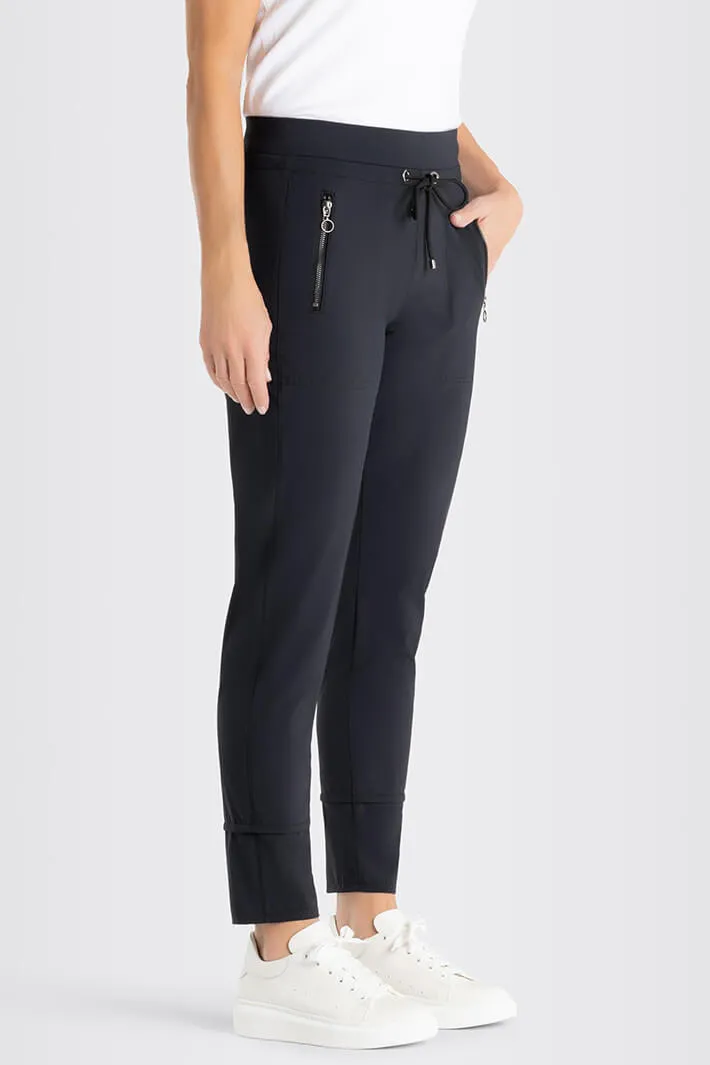 Mac 3020-00-0169L 090 Black Easy Active Trousers