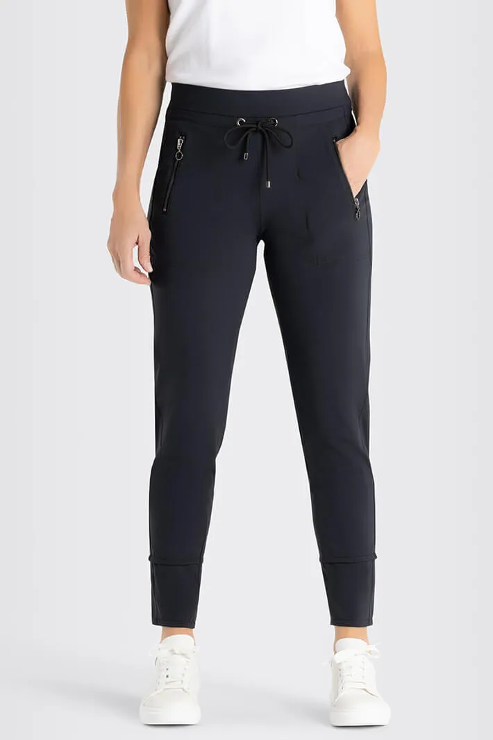 Mac 3020-00-0169L 090 Black Easy Active Trousers