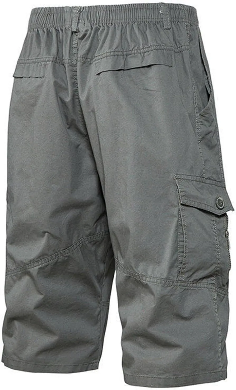 Men's Athletic Trousers Working Linen Baggy Bike Slim Fit Body Hiking Elastic Waist Leather Yoga Regular Fit with