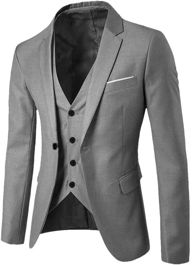 Mens Suits 2024 Slim Wedding Vest Pants Suit Jacket Suit Party Men's Coats Jackets Men Slim Fit Suit Linen Suit For