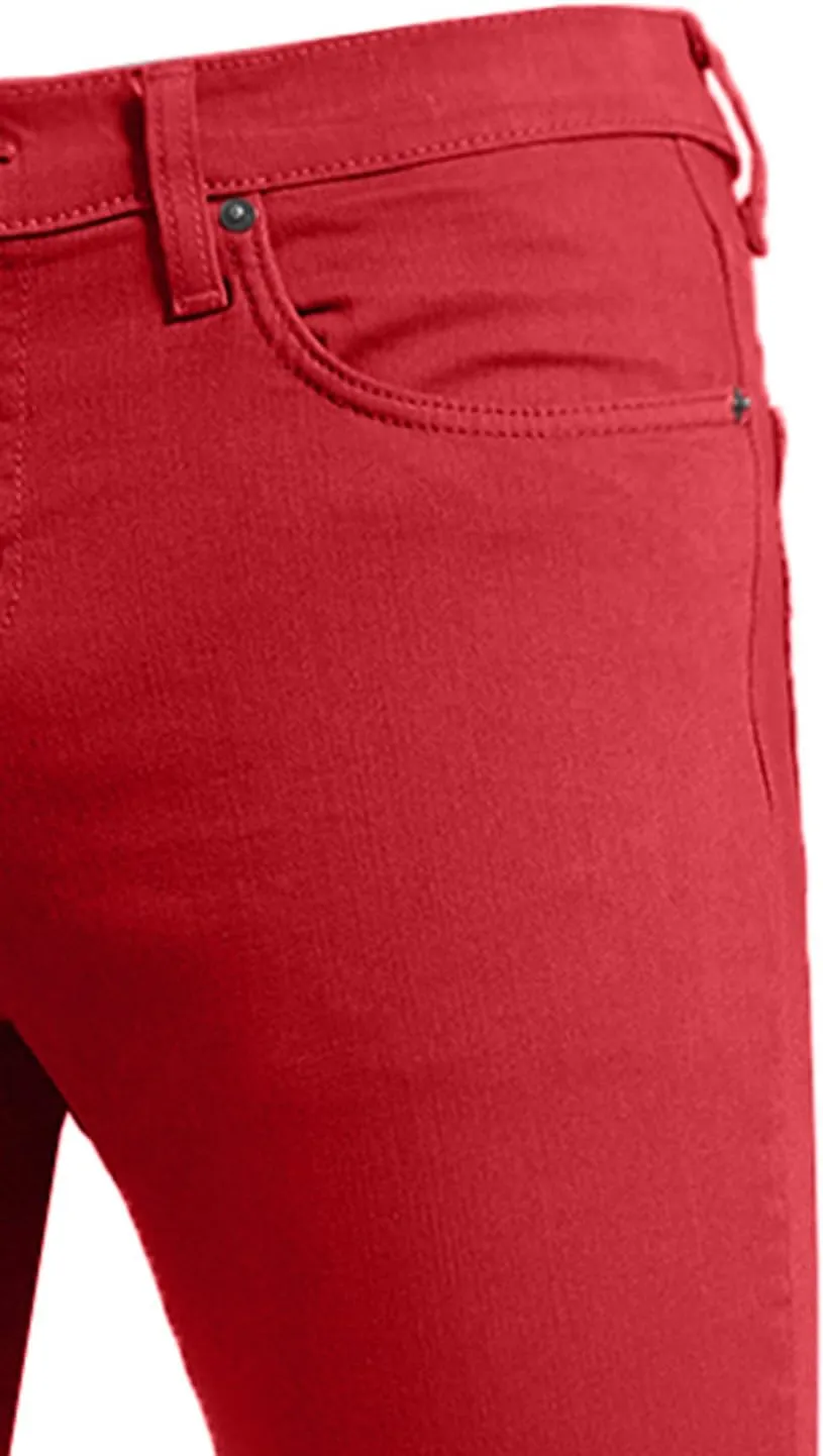 NE PEOPLE Mens Basic Classic Solid Color Skinny Fitted Stretch Jeans (26-40)