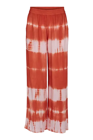Orchid Pants - Tie Dye Dusted Clay / Pink Chalk