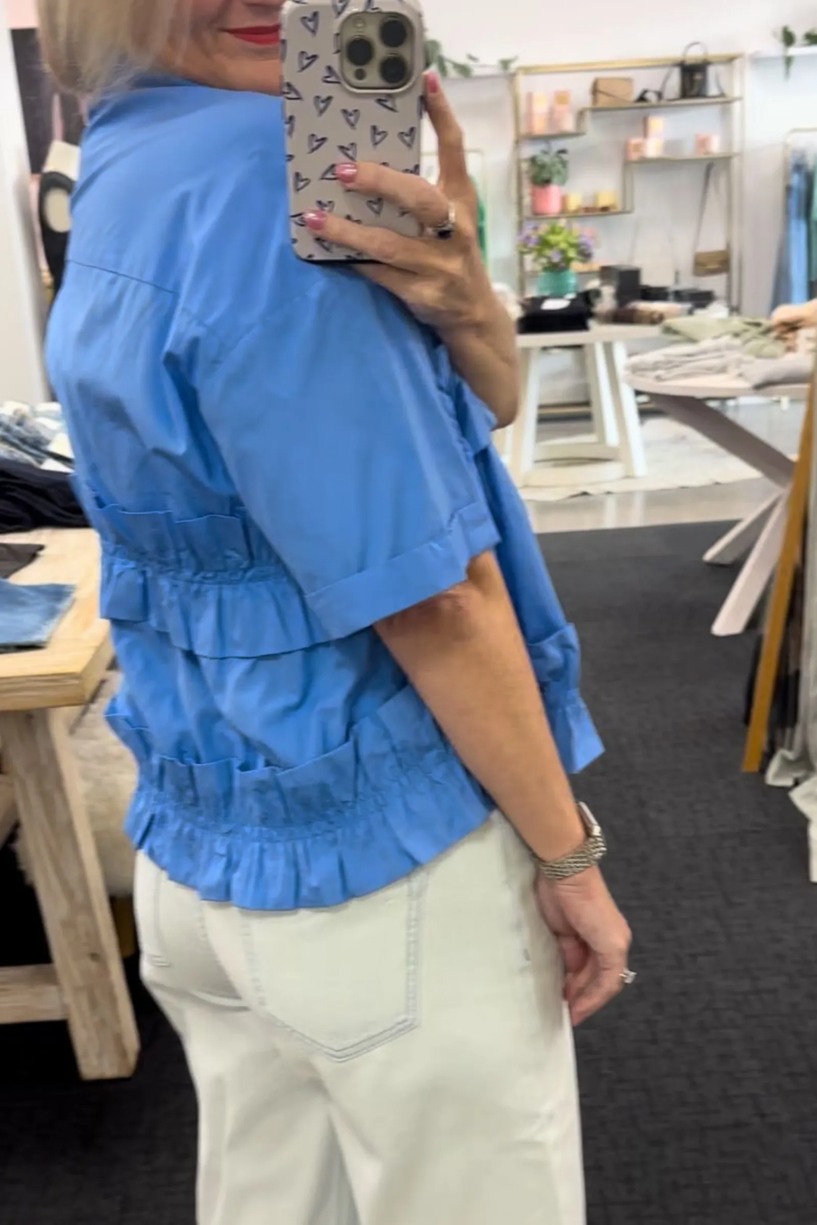 Paige Top - Blue