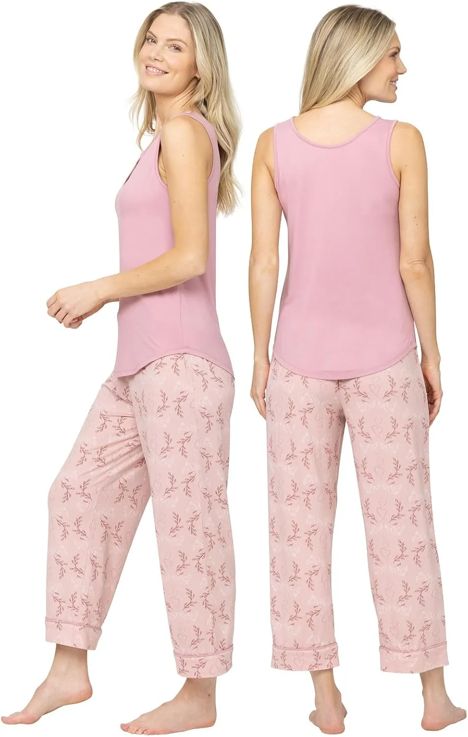 PajamaGram Men's Consciously Cozy Long Sleeve Button-Front