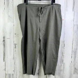Pants Cropped By Per Se In Green, Size: 18