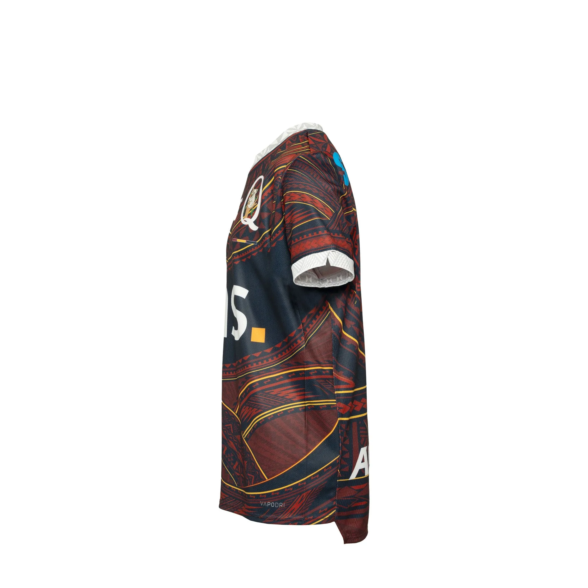 QLD Reds Pacifika Warm Up Tee 2025