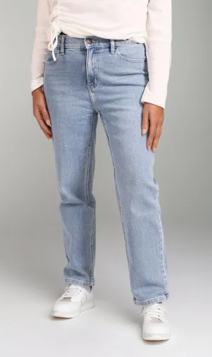 R207934 -Straight-Leg Denim Jeans - Light Wash
