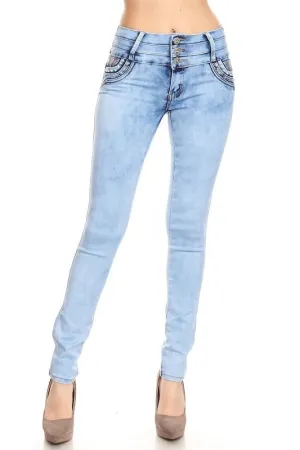 Rapunzel Jeans W/ Pearls