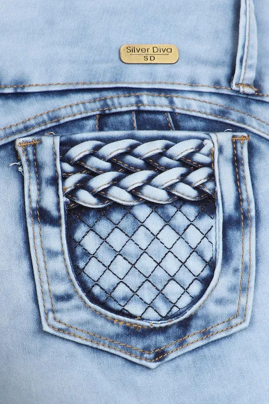 Rapunzel Jeans W/ Pearls