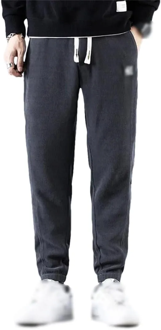 REHJJDFD Men's Harem Pants Casual Elasticity Versatile Trouser Jogging Pant Y2k Sweatpants