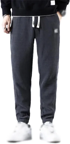 REHJJDFD Men's Harem Pants Casual Elasticity Versatile Trouser Jogging Pant Y2k Sweatpants