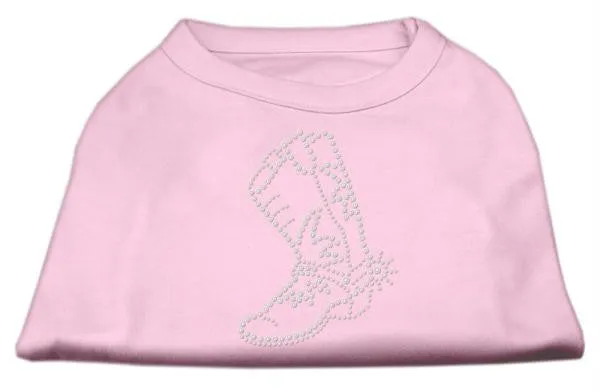 Rhinestone Boot Shirts Light Pink XXXL (20)