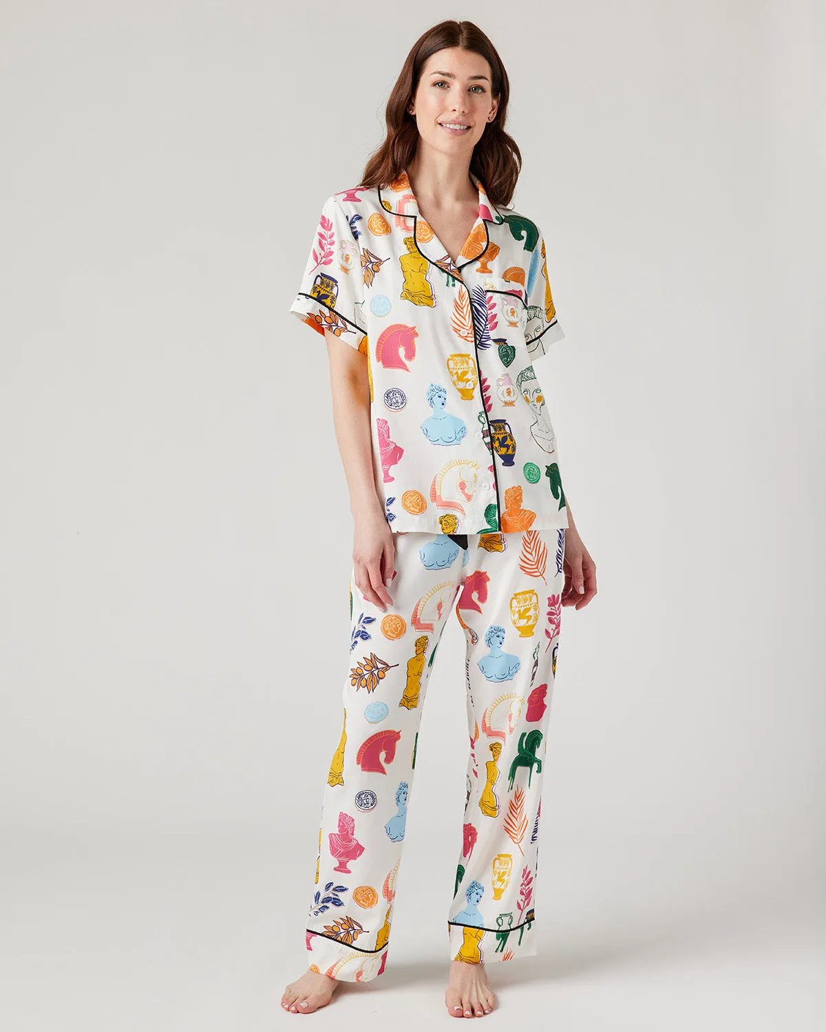 Romanesque Pajama Pants Set
