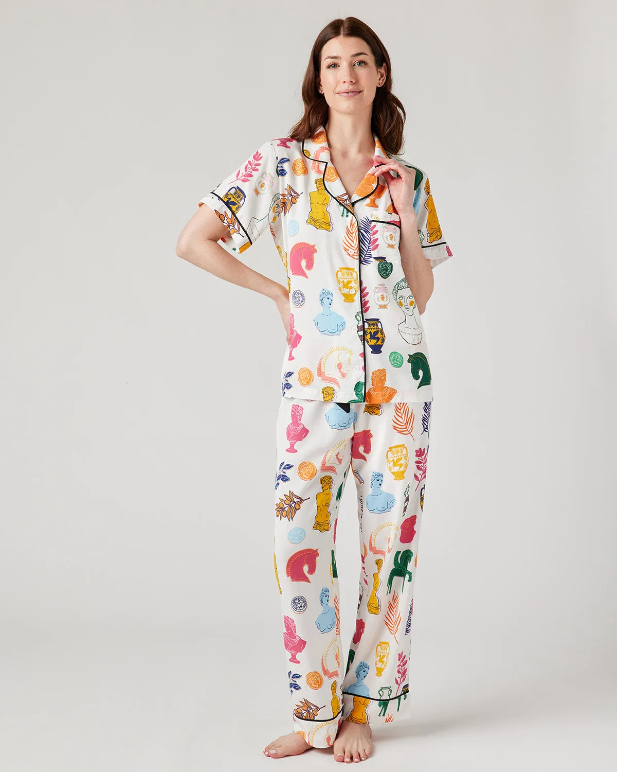 Romanesque Pajama Pants Set