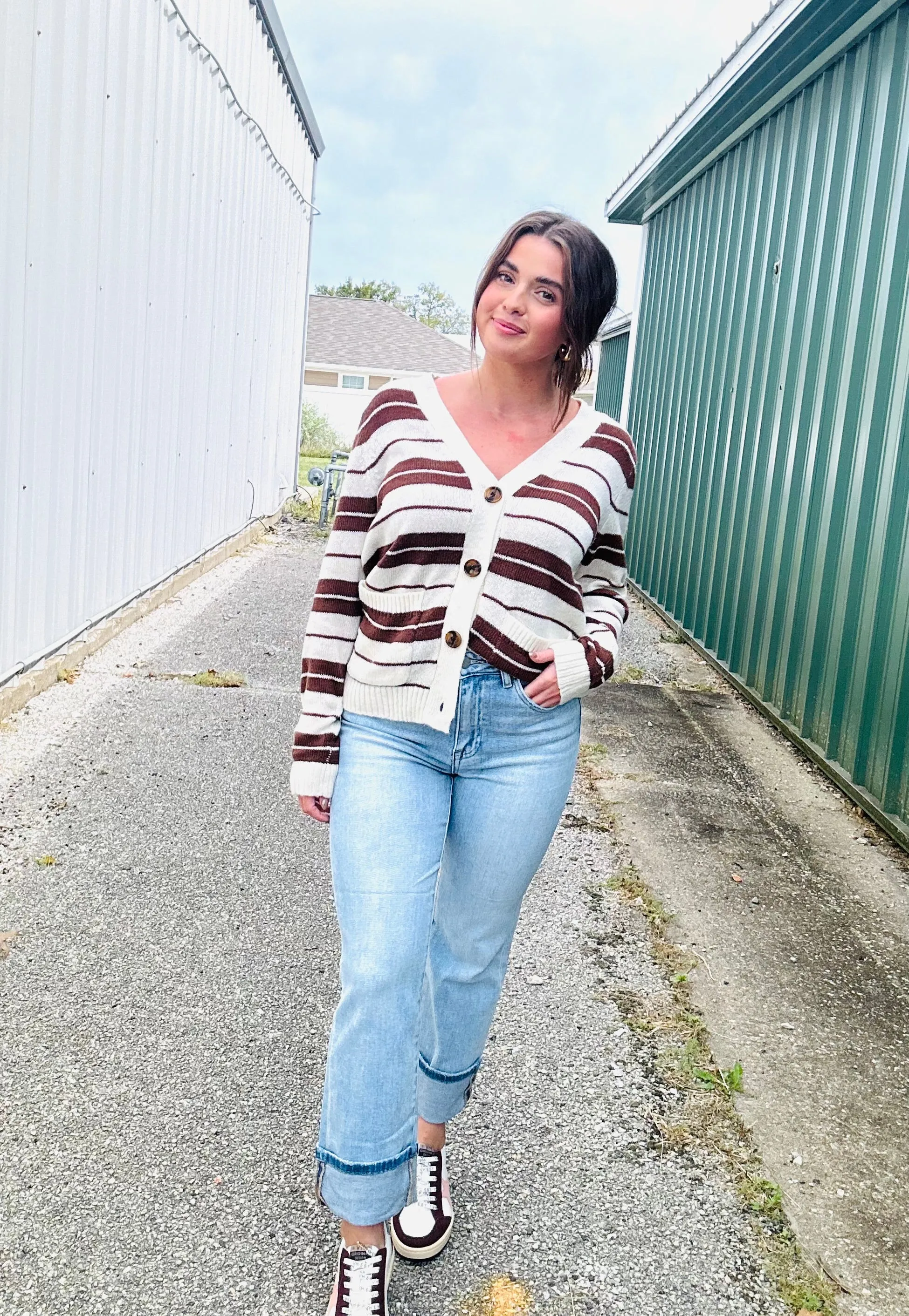 Ronnie High Rise Straight Leg Jeans