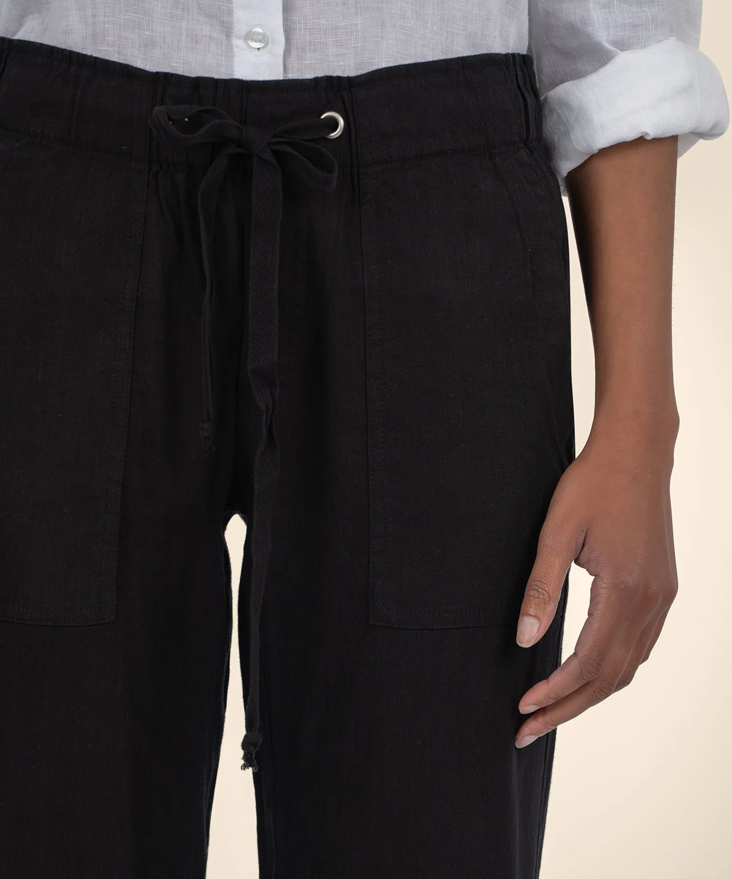 Rosalie Linen Drawstring Pant
