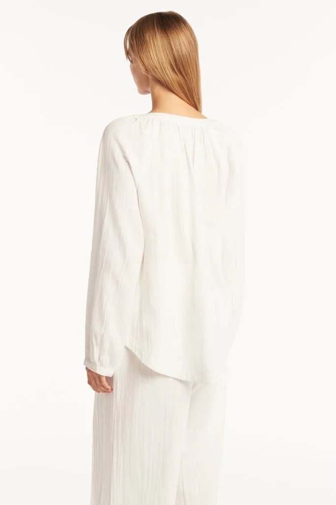 Sea Level Peasant Blouse - Sunset
