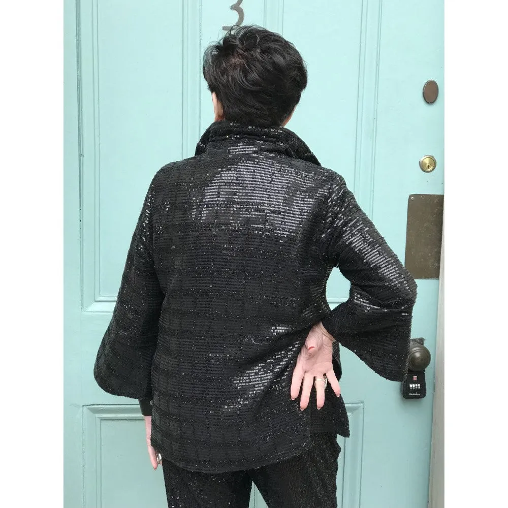 Sheer Sequin Jacket