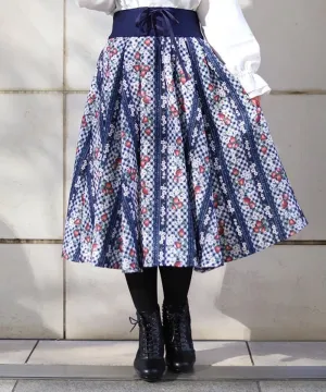 Strawberry Plaid Pattern Skirt