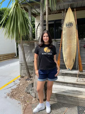 SUNSET PALM ORGANIC COTTON TEE