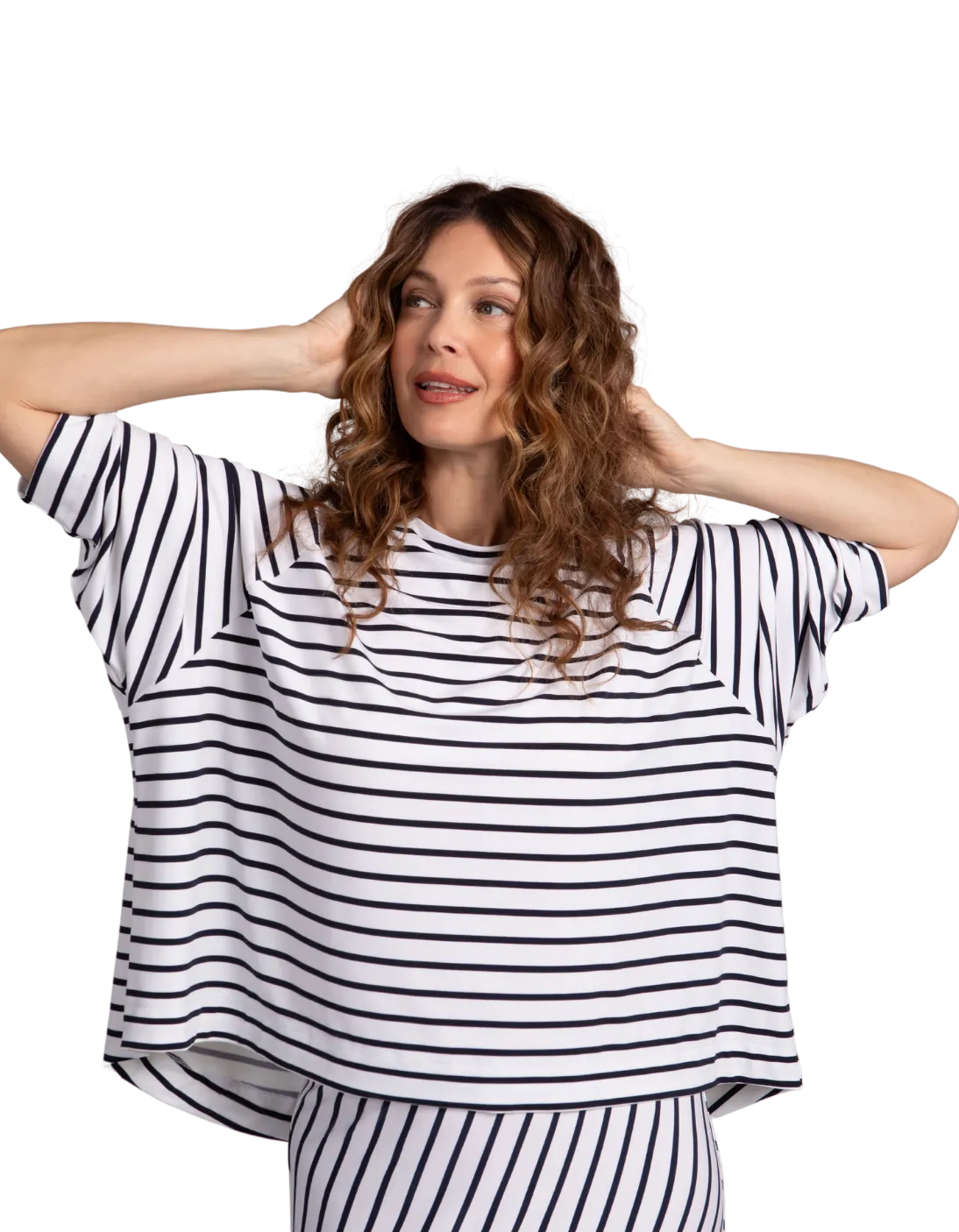 SYMPLI  Breezy Raglan Top