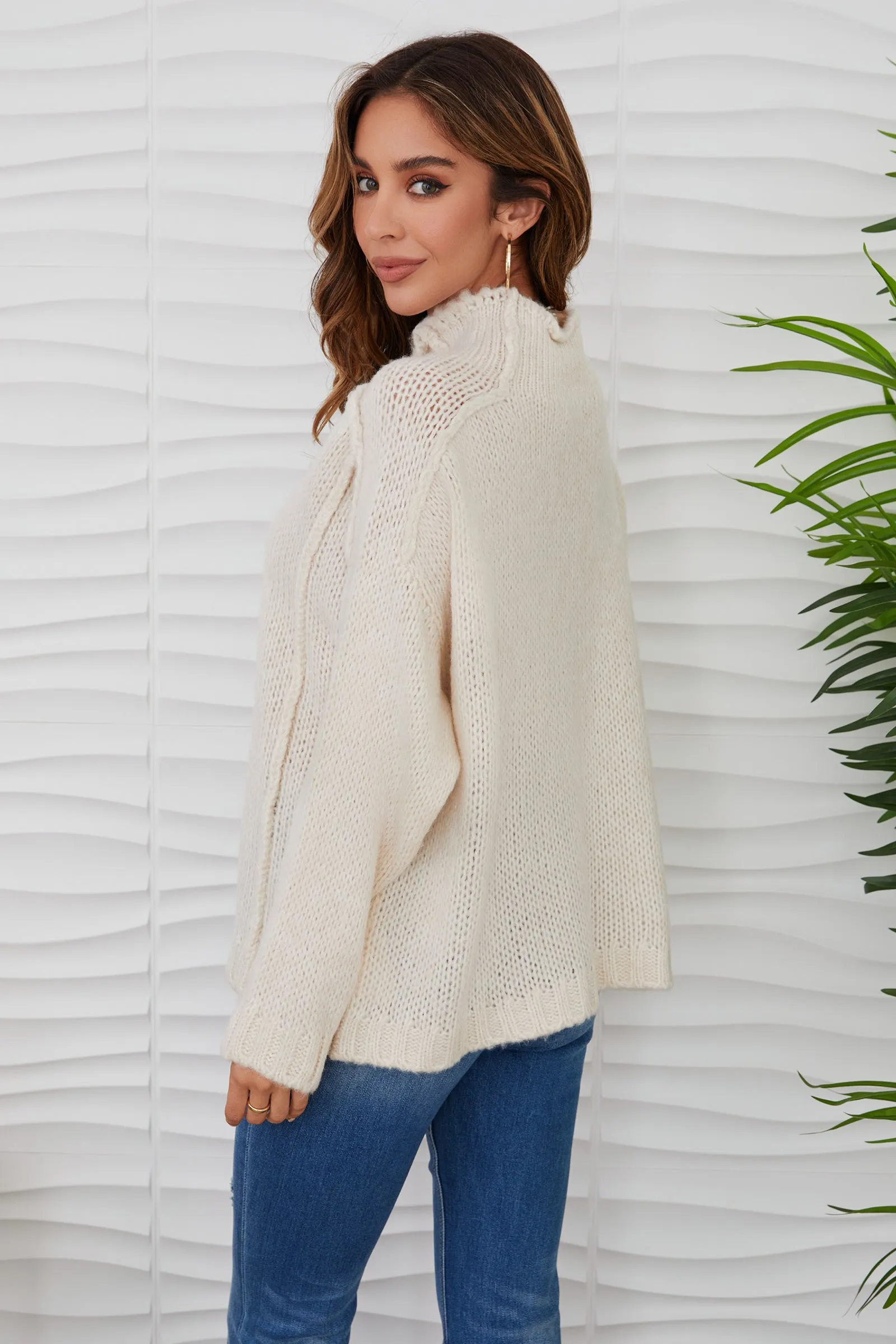 The Cozy Mock Neck Sweater