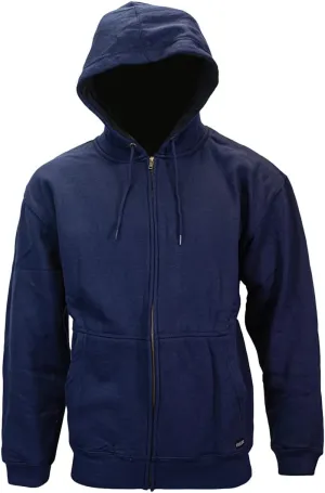 Thermal-Lined Zip-Front Hooded Sweatshirt