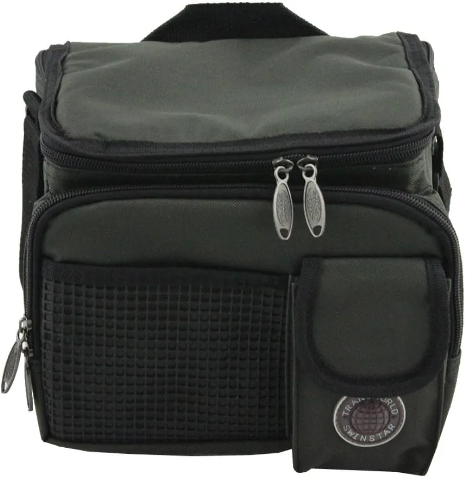 Transworld Durable Deluxe Insulated Lunch Cooler Bag (Many Colors and Size Available) (9" x 7" x 8", Olive)
