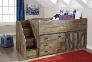 Trinell Casual Master Bedroom Left Storage Steps w/Loft Ends