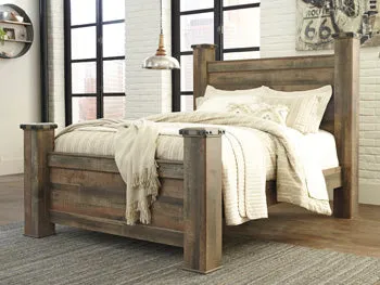 Trinell Casual Master Bedroom Queen Poster Rails