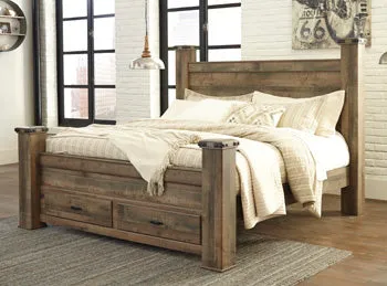Trinell Casual Master Bedroom Queen/King Poster HDBD Posts