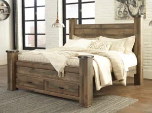 Trinell Casual Master Bedroom Queen/King Poster HDBD Posts