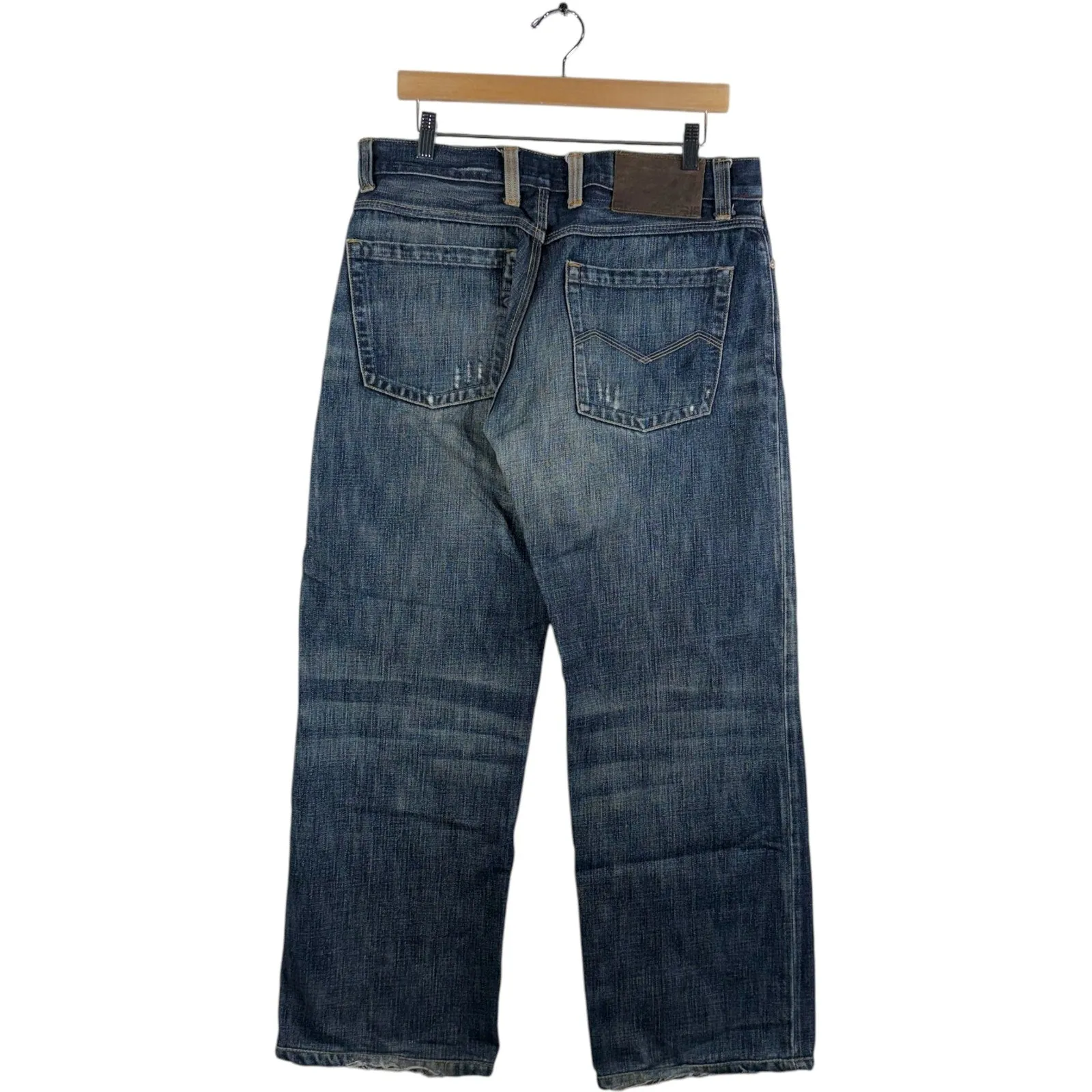 Vintage ENERGIE Straight Leg Denim Jeans Men's Sz 35x29