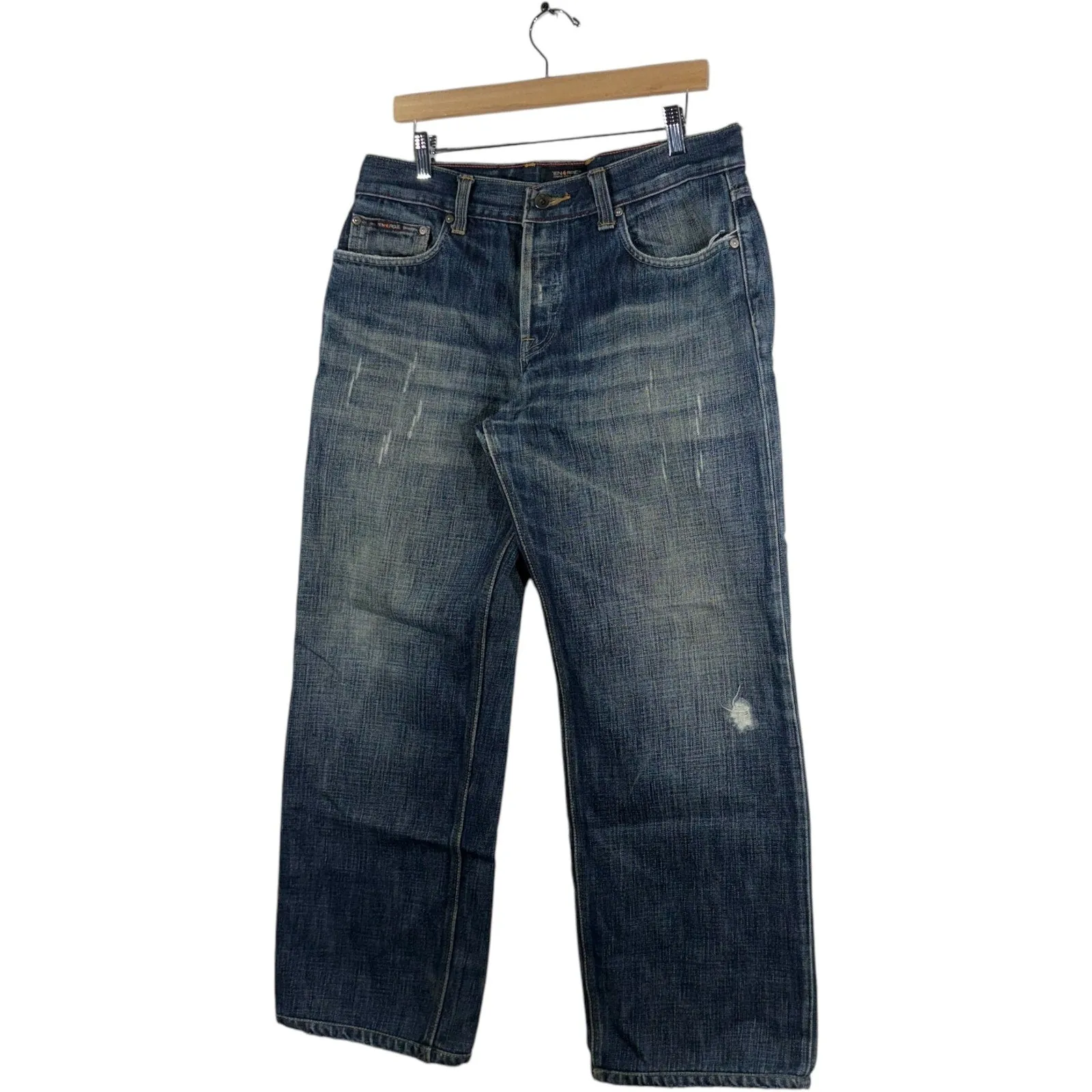 Vintage ENERGIE Straight Leg Denim Jeans Men's Sz 35x29