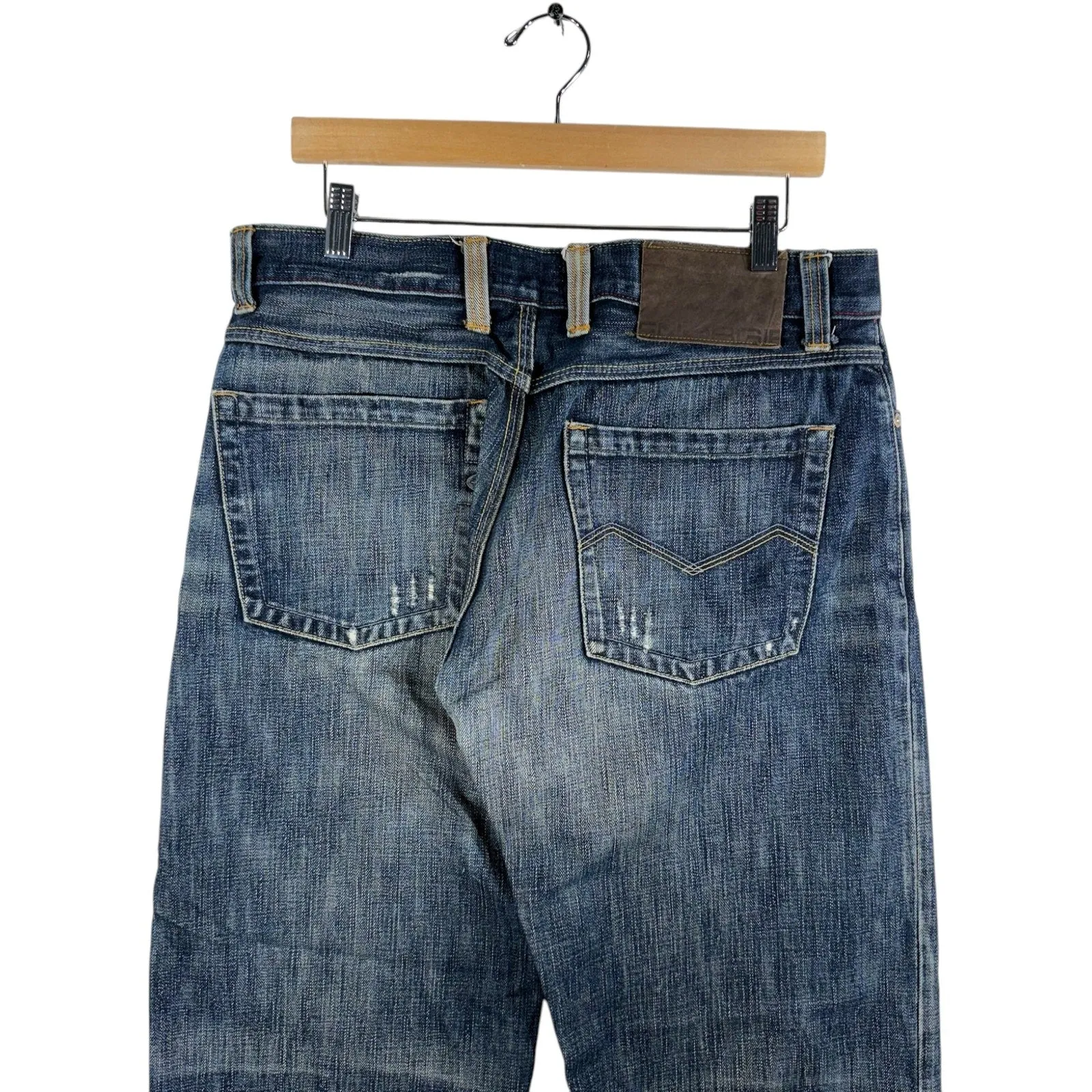 Vintage ENERGIE Straight Leg Denim Jeans Men's Sz 35x29