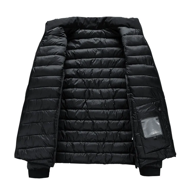West Louis Men Thermal Windbreaker Warm Padded Jacket