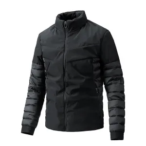 West Louis Men Thermal Windbreaker Warm Padded Jacket