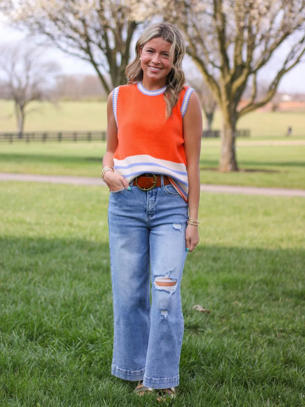 Wide Leg Crop Flare Jean