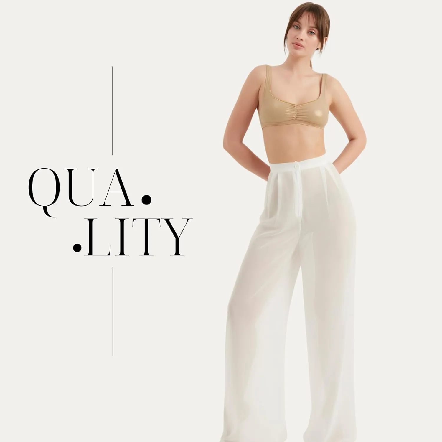 Women's Chiffon Pants | Casual Wide Leg High Waist Palazzo Trousers | Summer Evening Women Pants Clothes