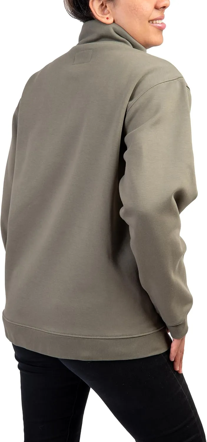 Women's Oversized Half Zip Pullover Sweatshirt, Trendy, Casual Athleisure